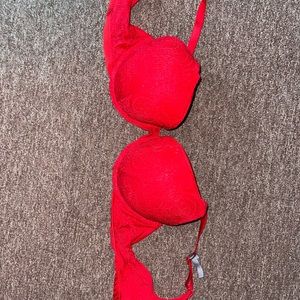 Aerie Push up Bra in Red